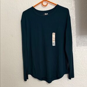Kohl's Dark Teal Long Sleeve Top